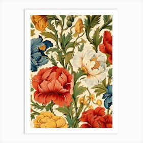 Floral Pattern 72 Art Print