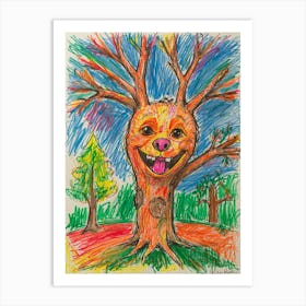 Happy Tree Art Print