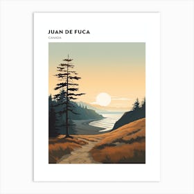 Juan De Fuca Marine Trail Canada 1 Hiking Trail Landscape Poster Art Print