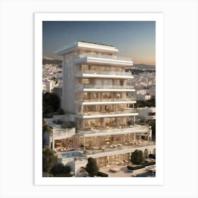 Aegean Hotel Art Print