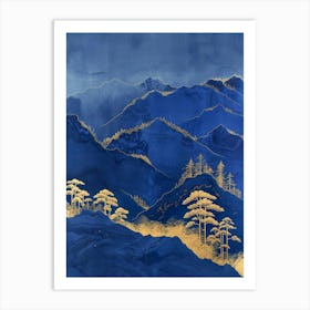 'Blue Mountains' 1 Art Print