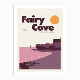 Fairy Cove, The English Riviera Art Print
