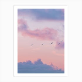 Pink Sky Art Print