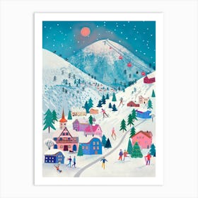 Alpine Village Art Print
