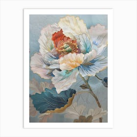 Chinese Flower Painting 101 Art Print