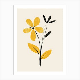 Yellow Flowers 12 Art Print