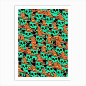 Witch Skull Art Print