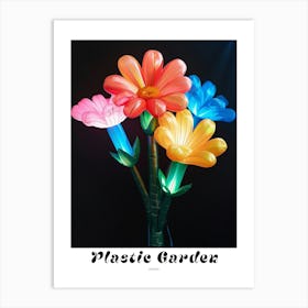 Bright Inflatable Flowers Poster Cosmos 2 Art Print