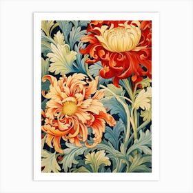 Chrysanthemums 3 Art Print