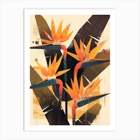 Bird Of Paradise Flower Plants Art Print