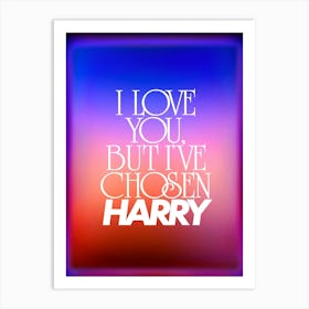 Chosen Harry Art Print