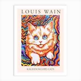 Louis Wain, Kaleidoscope Cats Poster 8 Art Print
