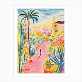 Brasilia, Dreamy Storybook Illustration 1 Art Print