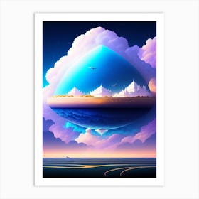 Iridescent Tranquil Art Print