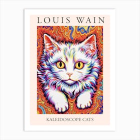 Louis Wain, Kaleidoscope Cats Poster 1 Art Print