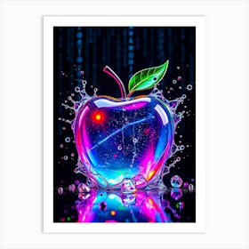 Glass Apple In Matrix Art Print