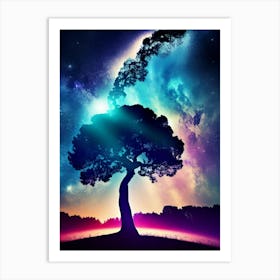 Tree In The Sky 24 Art Print