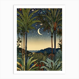 William Morris Night In The Jungle Art Print