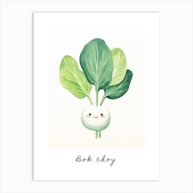 Friendly Kids Bok Choy 2 Poster Art Print