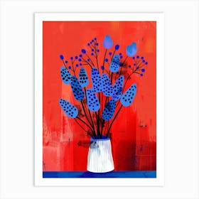 Flowers In A Vase 123 Art Print