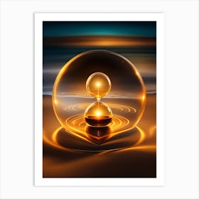 Photograph - Golden Hourglass By Samuel Wilson Art Print