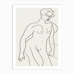 Nude Drawing 1 Art Print