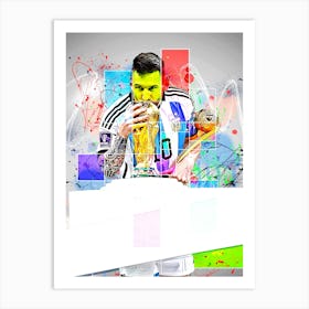 Lionel Messi 9 Art Print