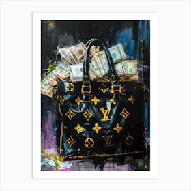 Louis Vuitton Purse Art Print