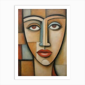 Face Of A Woman 8 Art Print