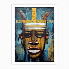 African Mask, Africa Art Print