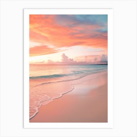 Bantayan Island Beach Philippines At Sunset 3 Art Print