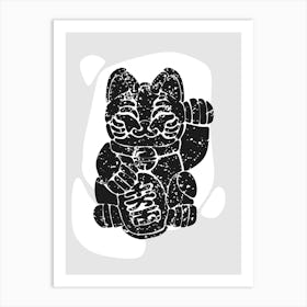 Chinese Lucky Cat Art Print