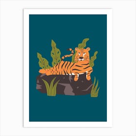 Jungle Tiger Art Print