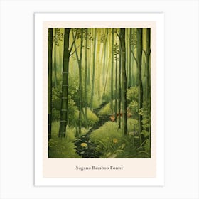Sagano Bamboo Forest Art Print