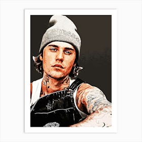 Justin Bieber 13 Art Print