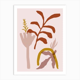 Plant Shapes Art Print