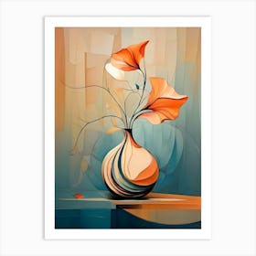 Flowers In A Vase 123 Art Print