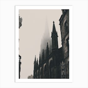 Gothic Cathedrals Of Edinburgh Art Print