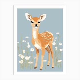 Baby Animal Illustration  Deer 8 Art Print