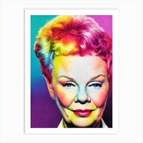 Judi Dench Pop Movies Art Movies Art Print