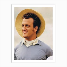 Jason Segel Retro Collage Movies Art Print