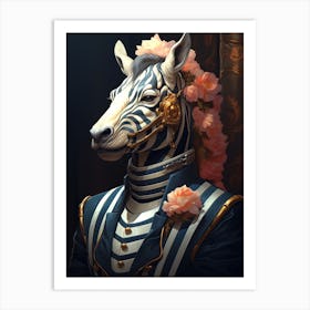 Zebra 2 Art Print