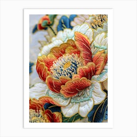 Chinese Embroidery 17 Art Print