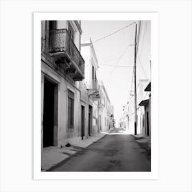 Trapani, Italy, Black And White Photography 1 Art Print