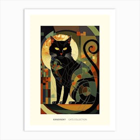 Kandinsky  Style Cats Collection Art Print