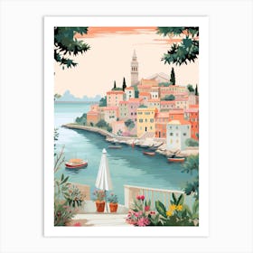 Rovinj Croatia 4 Illustration Art Print