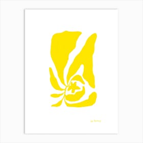 Spring Yellow Flowers 4 Art Print