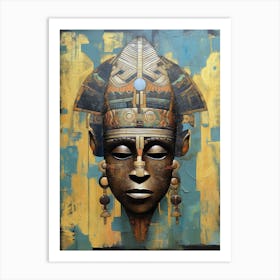 Spirits of Africa: Mesmerizing Tribal Masks Art Print