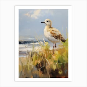 Bird Painting Grey Plover 3 Art Print