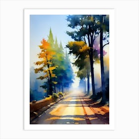 Road To The Sun Art Print